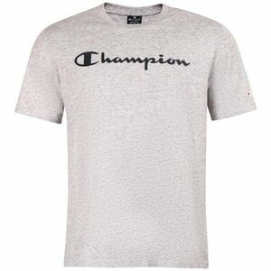 Champion CREWNECK LOGO T-SHIRT Tricou bărbați, gri, mărime imagine