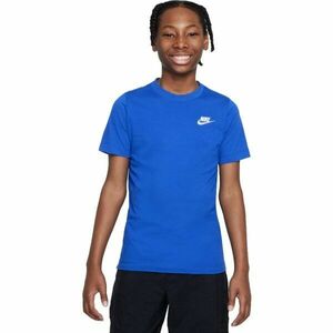 Nike NSW TEE EMB FUTURA B Tricou de băieți, albastru, mărime imagine
