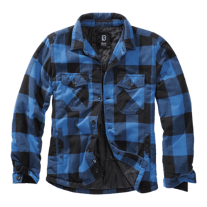Jachetă Brandit Lumber, negru+albastru imagine