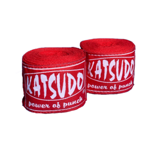 Katsudo box bandaje elastice 450cm, roșu imagine