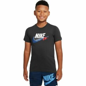 Nike NSW SI SS TEE Tricou pentru băieți, gri închis, mărime imagine