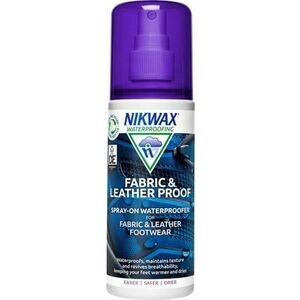 Nikwax Leather & Combination Shoe Fabric & Leather Proof Spray 125ml imagine