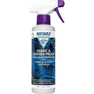 Nikwax agent de impregnare cu spray cu burete, piele și încălțăminte combinată Fabric & Leather Proof Spray 300ml imagine