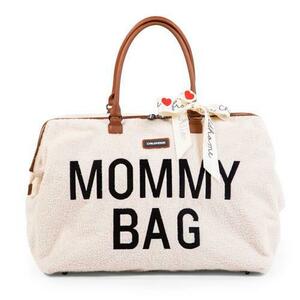 Geanta de infasat Childhome Mommy Bag Teddy Ecru imagine