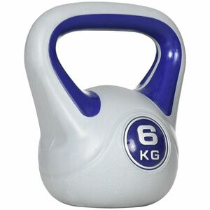 SPORTNOW Kettlebell 6kg pentru Exerciții, Protecție Moale, Bază Plată, PU și Nisip, 20x13x22 cm, Violet | Aosom Romania imagine