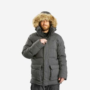 Geacă Parka Iarnă Impermeabilă Călduroasă Drumeție pe zăpadă SH900 -25°C Gri Bărbați imagine