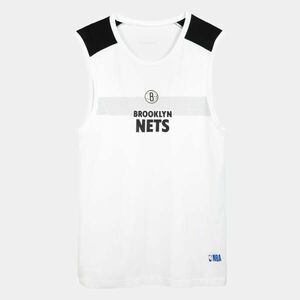 Maiou termic Baschet UT500 NBA Brooklyn Nets Alb Copii imagine