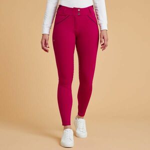 Pantalon 900 echitație roz damă imagine