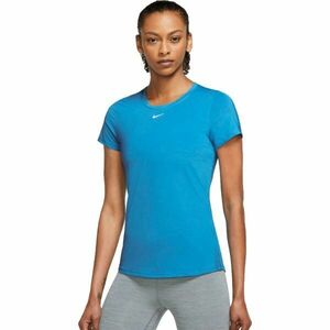 Nike ONE DF SS SLIM TOP W Tricou de damă, albastru, mărime imagine