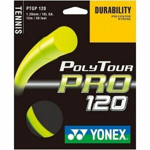 Yonex POLY TOUR PRO 120 Racordaj tenis, galben, mărime imagine