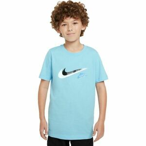 Nike SPORTSWEAR Tricou pentru băieți, albastru deschis, mărime imagine