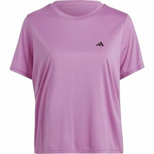 adidas MINIMAL T PS Tricou sport plus size pentru femei, roz, mărime imagine