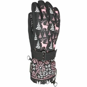 Level JUNIOR Mănuși de schi copii, negru, mărime imagine