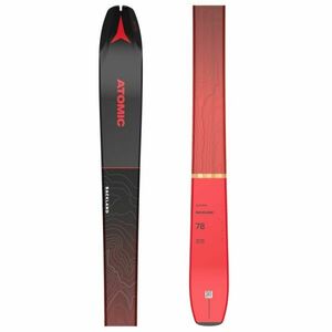 Atomic BACKLAND 78 + SKIN 78/80 Skiuri pentru skialpin, roșu, mărime imagine