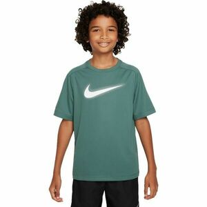 Nike DF MULTI+ SS TOP HBR Tricou pentru băieți, verde închis, mărime imagine