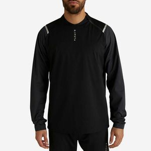 Bluză impermeabilă fotbal T500 Negru Adulţi imagine