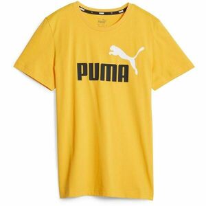 Puma ESS + 2 COL LOGO TEE Tricou de băieți, galben, mărime imagine