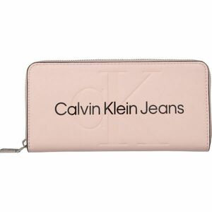 Calvin Klein SCULPTED MONO ZIP AROUND MONO Portofel de damă, somon, mărime imagine