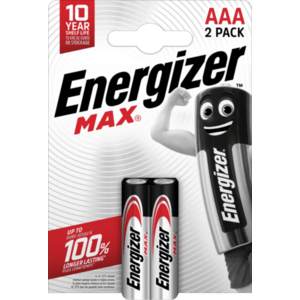 Baterii alcaline Energizer Max AAA E303325300, 2 buc imagine