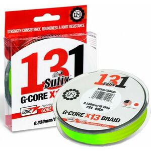 Fir textil Sufix 131 G-CORE X13 Braid, Neon Chartreuse, 150m (Diametru fir: 0.18 mm) imagine