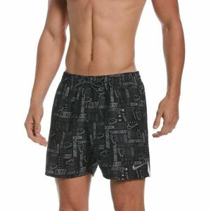Nike LOGO MASH-UP Costum de baie bărbați, negru, mărime imagine