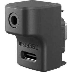 Adaptor Microfon Insta360 CINSAAXD pentru Insta360 Ace si Ace Pro (Negru) imagine