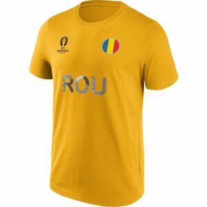FANATICS UEFA EURO 2024 ROMANIA NATION FLAG Tricou de bărbați, auriu, mărime imagine