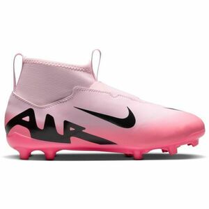 Nike JR ZOOM MERCURIAL SUPERFLY 9 ACADEMY FG/MG Ghete de fotbal copii, roz, mărime 38.5 imagine