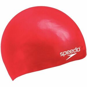 Speedo MOULDED SILC CAP JU Cască înot juniori, roșu, mărime imagine