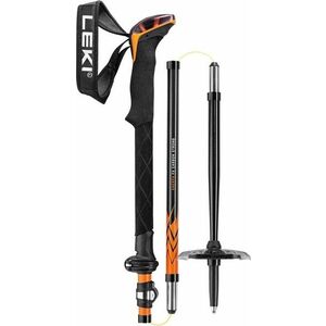 LEKI Stâlpi de trekking Sherpa FX Carbon Strong, portocaliu-albastru-deschis, 120 - 140 cm imagine