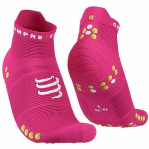 Compressport PRO RACING SOCKS V4.0 RUN Șosete alergare, roz, mărime imagine