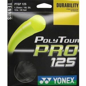 Yonex POLY TOUR PRO 125 Racordaj tenis, gri, mărime imagine