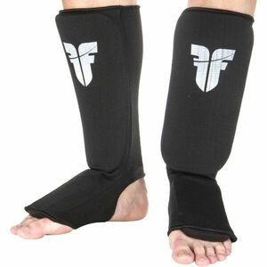 Fighter SHIN GUARDS Protecții tibie și gleznă, negru, mărime imagine