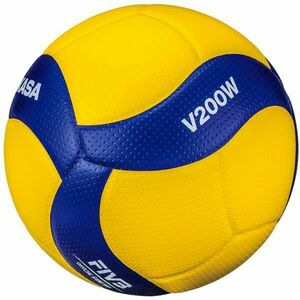 Mikasa V200W Minge de volei, galben, mărime imagine