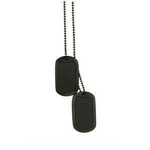 Mil-Tec Dog-Tags plăcuțe de identificare aurii, cu lanț imagine