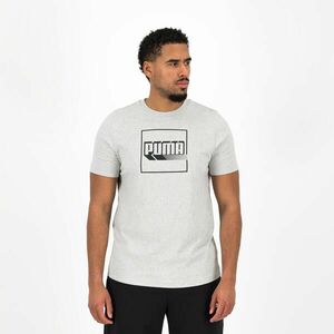 Tricou imprimeu Puma Gri Bărbați imagine