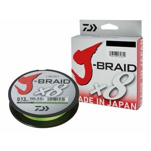 Fir Textil Daiwa J-Braid X8 Chartreuse 0.16mm, 9.0kg, 300m imagine