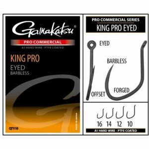 Carlige Gamakatsu Coars Pro-C King Pro Eyed, 10buc/plic (Marime Carlige: Nr. 12) imagine