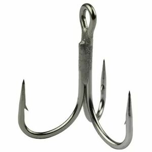 Ancora Tripla Mustad Jaw Lok In-Line Treble Titan Steel 3X Strong (Marime Ancora: Nr. 1) imagine