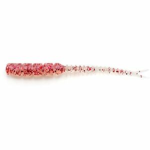 Grub Mustad Aji Bachi, Clear Red Glitter, 5cm, 16buc/plic imagine