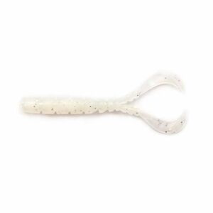 Twister Mustad Aji Chiki, White Glow Glitter, 4.3cm, 13buc/plic imagine