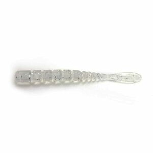 Grub Mustad Aji Micro Fla, Clear Silver Glitter, 5cm, 15buc/plic imagine