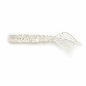 Grub Mustad Aji Micro Hila, Clear Silver Glitter, 4.3cm, 12buc/plic imagine