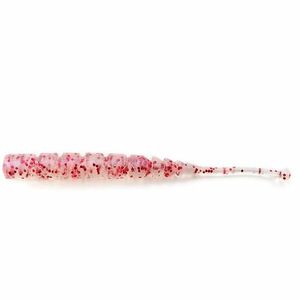 Grub Mustad Aji Micro Plu, Clear Red Glitter, 5cm, 15buc/plic imagine