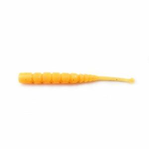 Grub Mustad Aji Micro Plu, Orange Glow Glitter, 5cm, 15buc/plic imagine