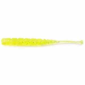 Grub Mustad Aji Micro Plu, UV Clear Chartreuse, 5cm, 15buc/plic imagine