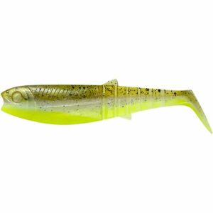 Shad Savage Gear Cannibal Shad, Green Pearl Yellow, 10cm, 9g, 5buc imagine