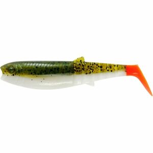 Shad Savage Gear Cannibal Shad, Olive Hot Orange, 10cm, 9g, 5buc imagine