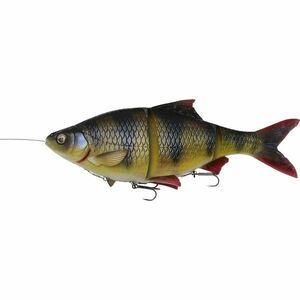 Swimbait Savage Gear 4D Line Thru Roach SS, Culoare Perch, 18cm, 80g imagine