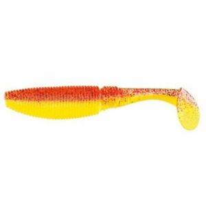 Shad Nomura Rolling, Culoare Yellow Red Glitter, 7.5cm, 4g, 10buc imagine